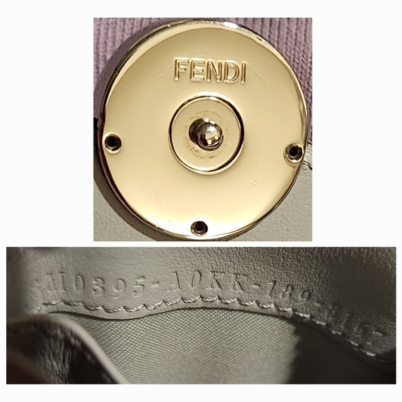 FENDI Micro Calf Leather F Logo Micro Trifold Wallet 8M0395-A0KK-189-8167 - Picture 16 of 16